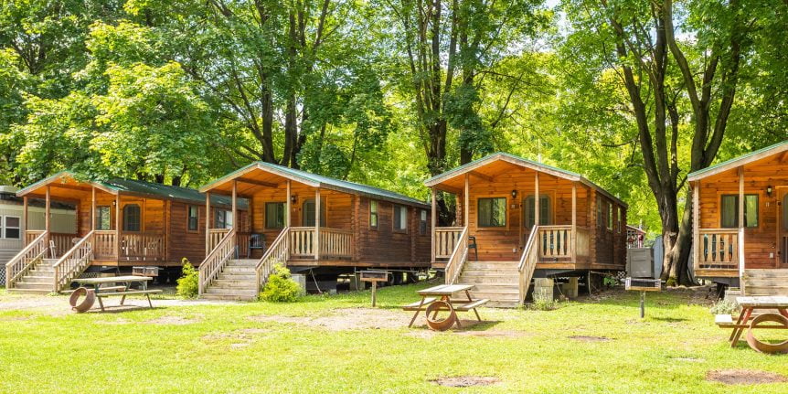 cabins exterior, Ultimate Packing Guide, Amenities, Panther Lake Camping Resort