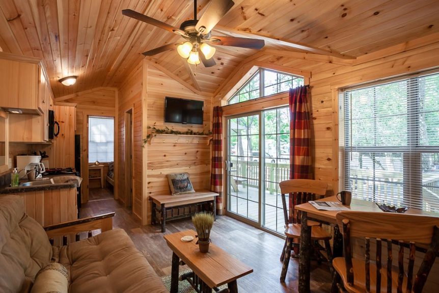 Campgrounds with Cabins Near Me, Supreme Cabins interior