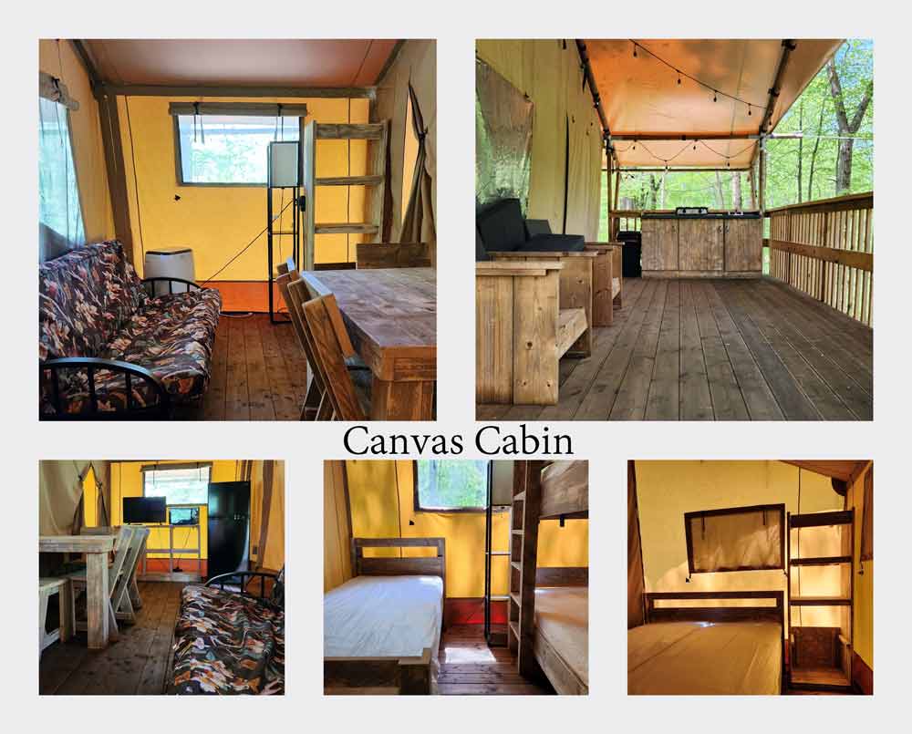 canvas cabin